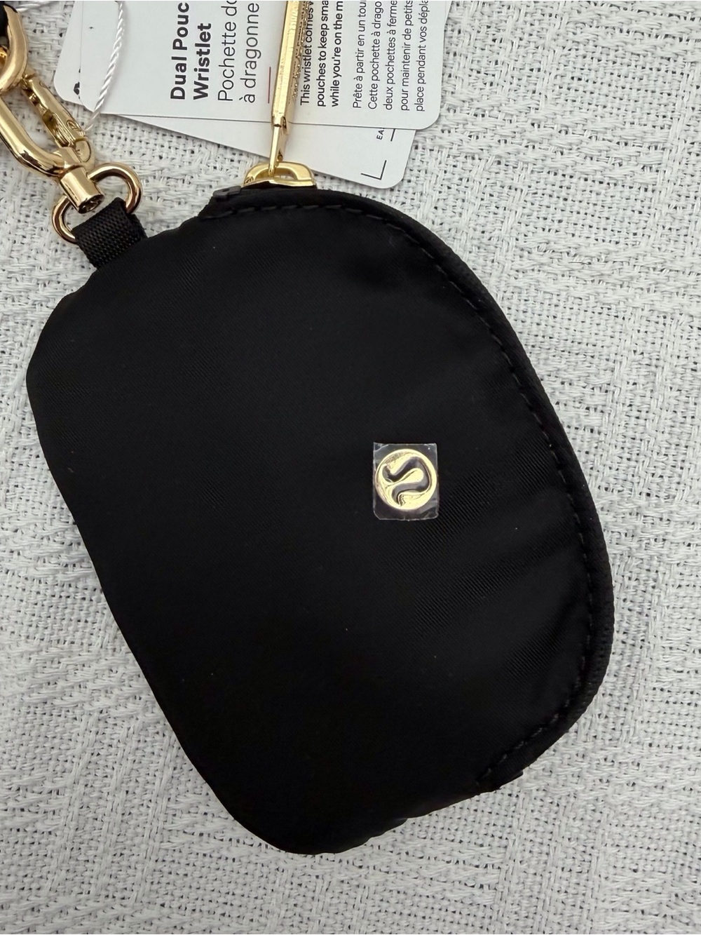 Lululemon Dual Pouch Vapor Black/Gold - Picture 3 of 6